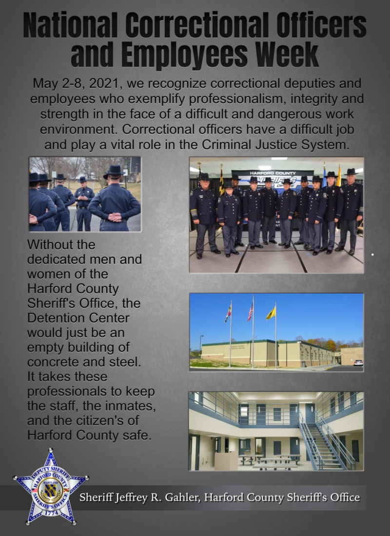 Harford County Sheriff's OfficeNational Correctional Officers and